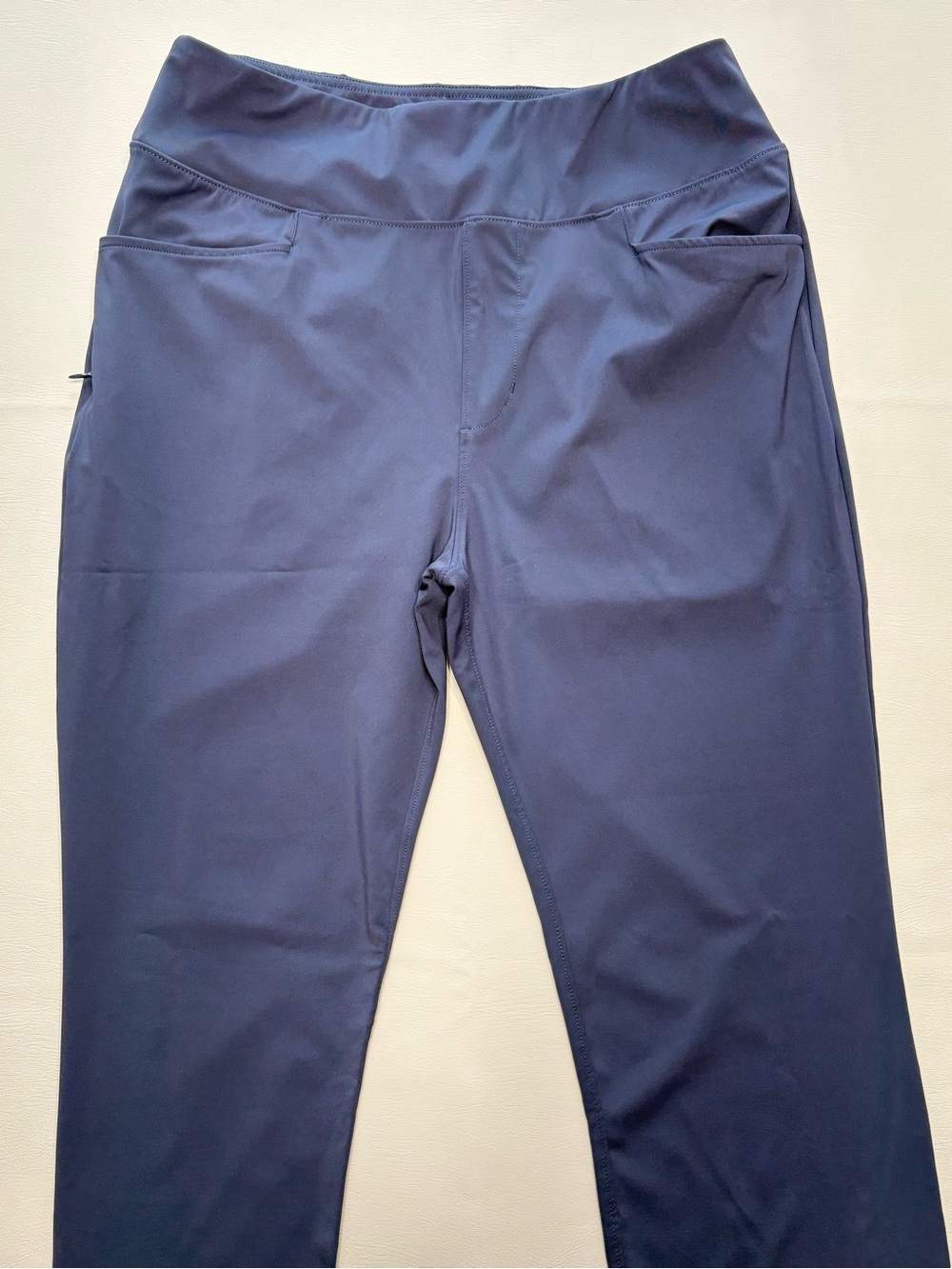 Women's Navy Performance Golf Pants - Picture 9 of 13